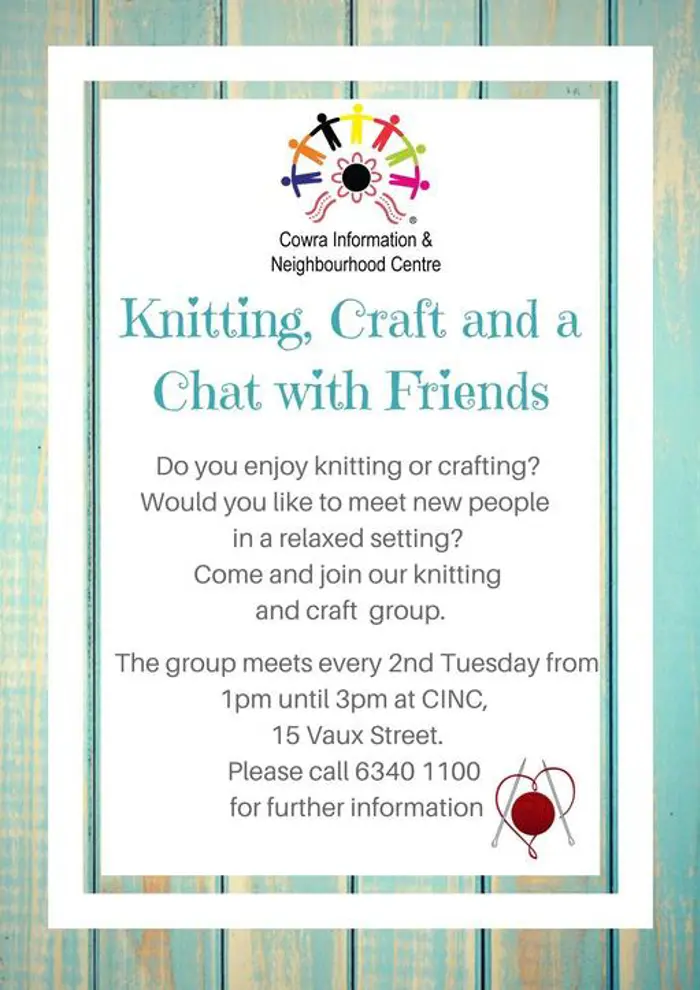 Knitting, Craft and Chat with Friends